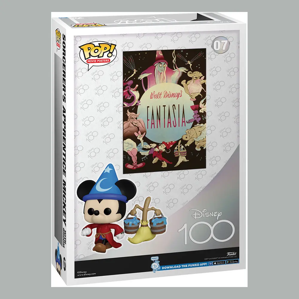 Disney POP! Filmový plakát a figurka Fantasia 9 cm fotografii produktu