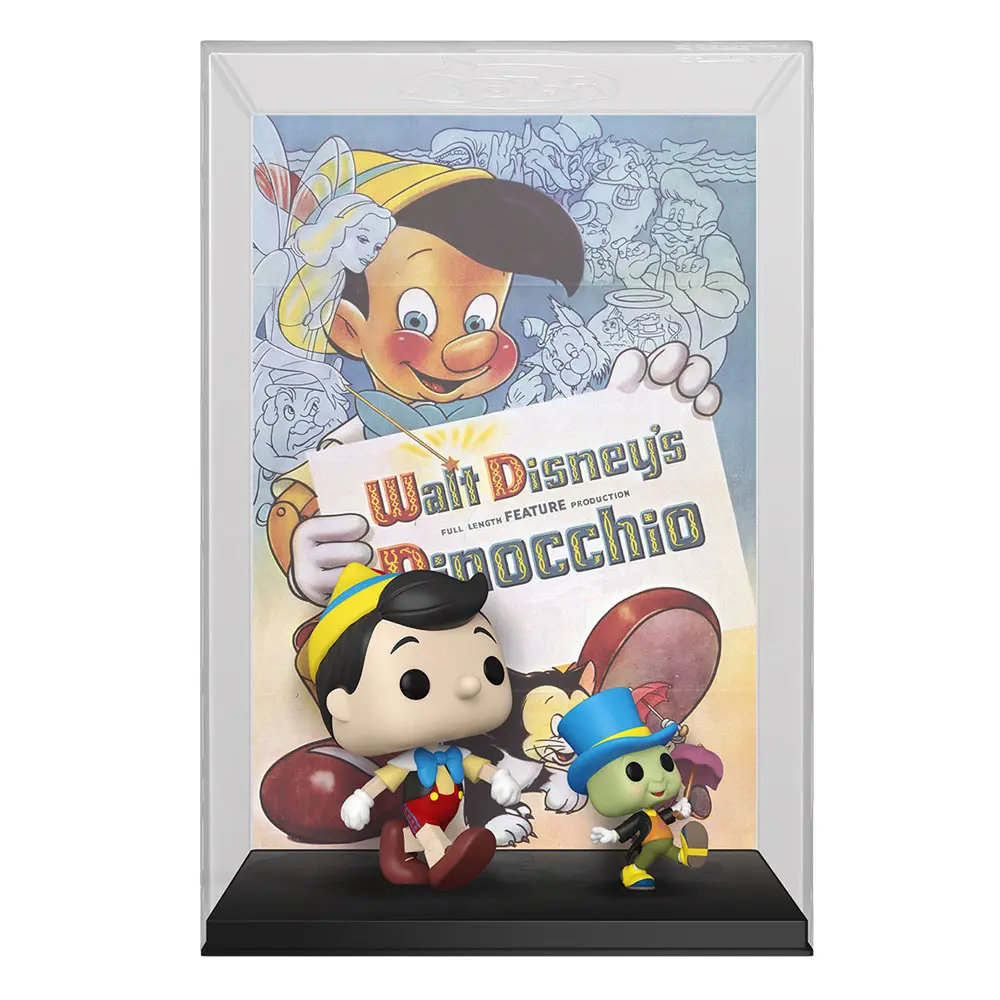 Disney POP! Film Plakát & Figurka Pinocchio 9 cm fotografii produktu