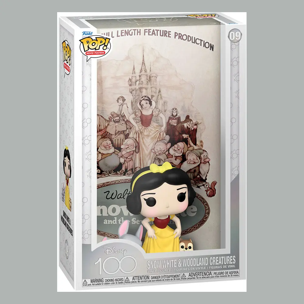 Disney POP! Filmový plakát a figurka Sněhurka 9 cm fotografii produktu