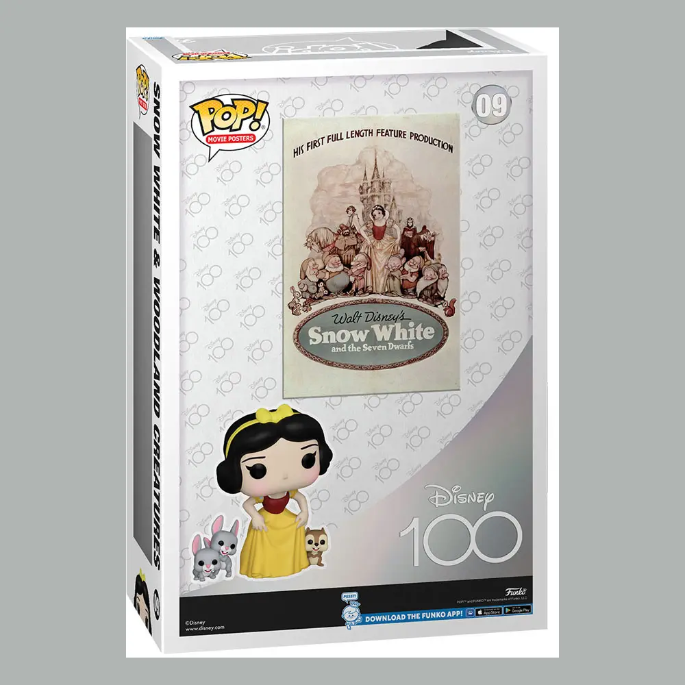 Disney POP! Filmový plakát a figurka Sněhurka 9 cm fotografii produktu