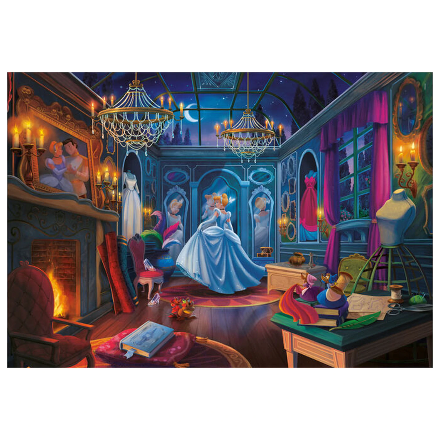 Disney Cinderella puzzle 500 ks fotografii produktu