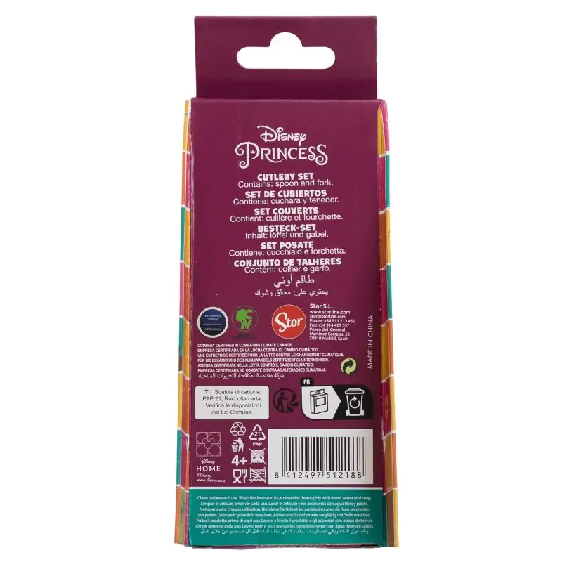 Disney Princess Set 2 kovové příbory fotografii produktu
