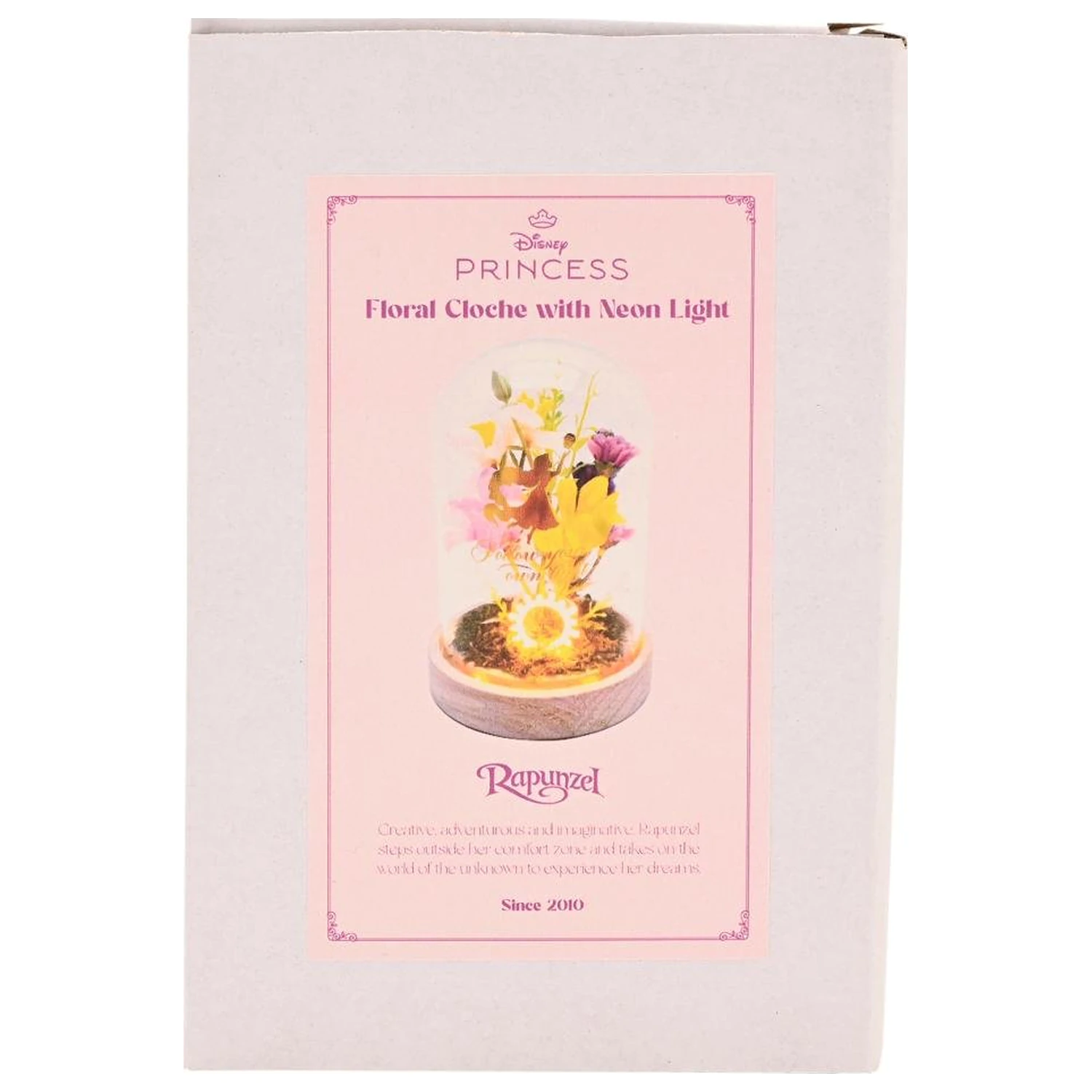 Disney Princess Rapunzel květinový Cloche s neonovým světlem fotografii produktu