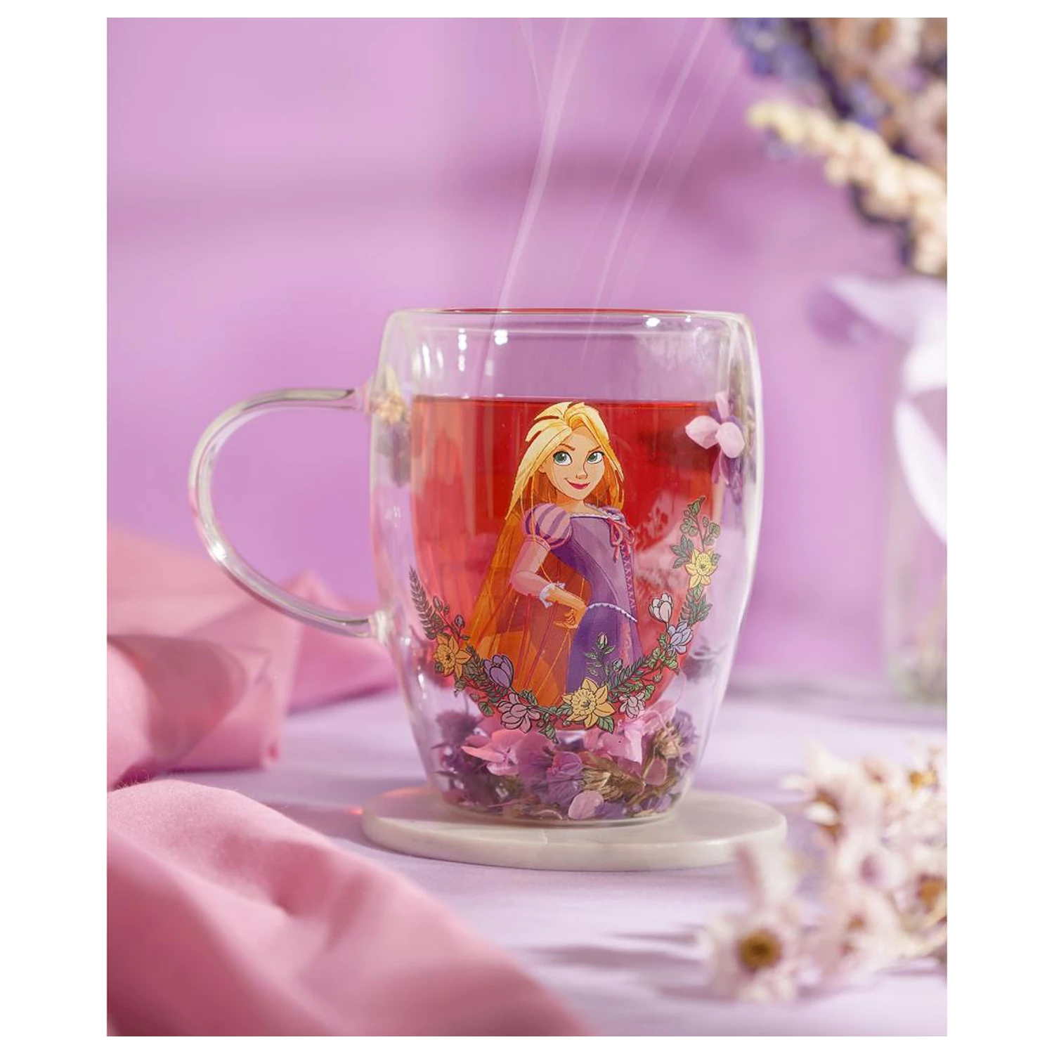 Disney Princess Rapunzel Sklenice se sušenými květinami 300 ml fotografii produktu