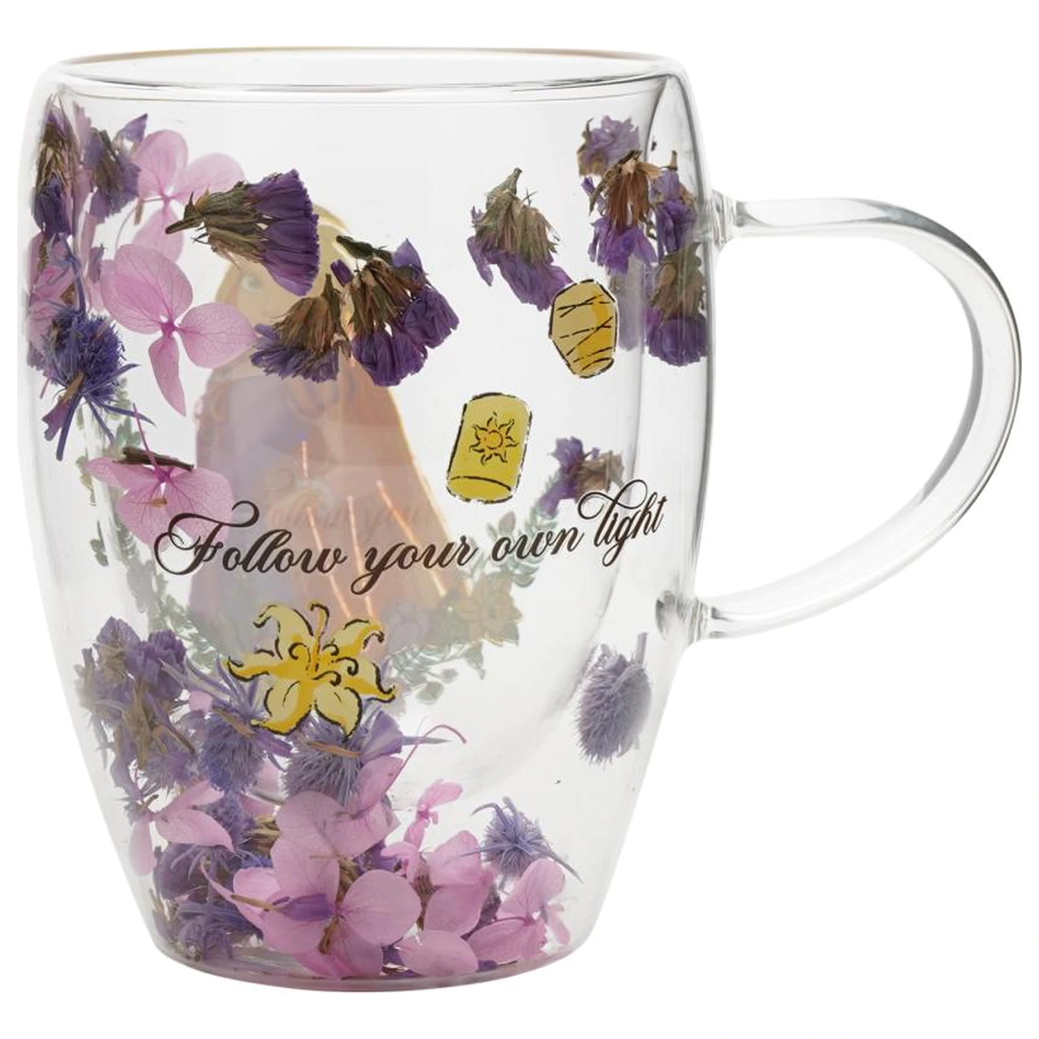 Disney Princess Rapunzel Sklenice se sušenými květinami 300 ml fotografii produktu