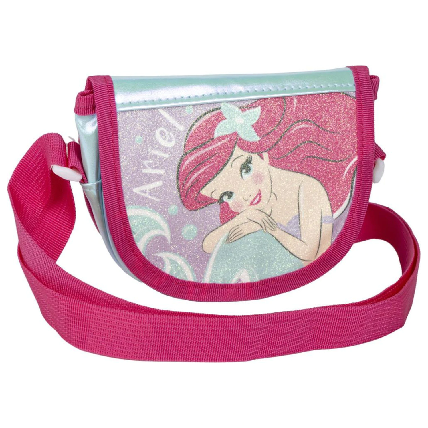 Disney Princess Ariel Glitter Crossbody taška přes rameno fotografii produktu