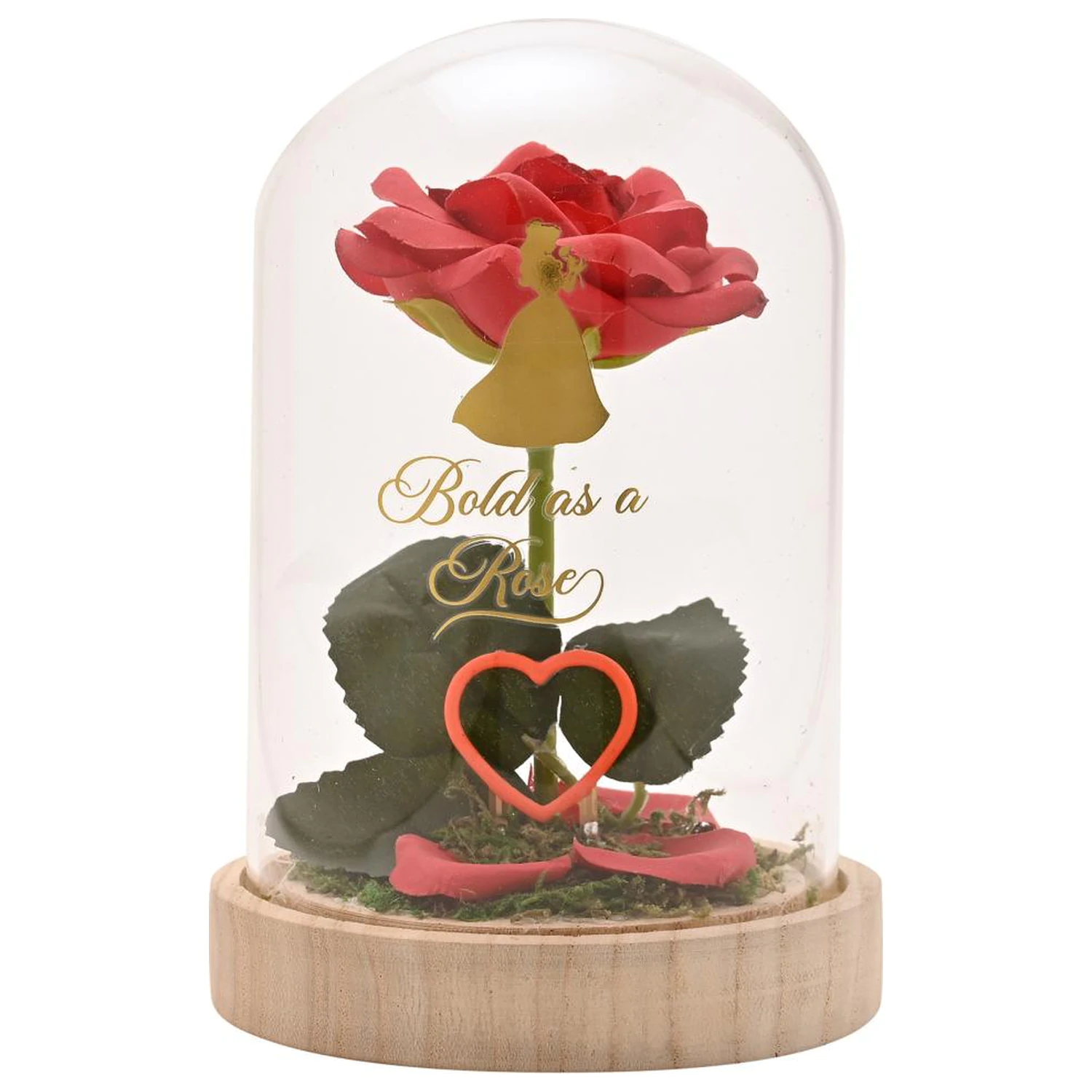 Disney Princess Belle květinová cloche s neonovým světlem fotografii produktu