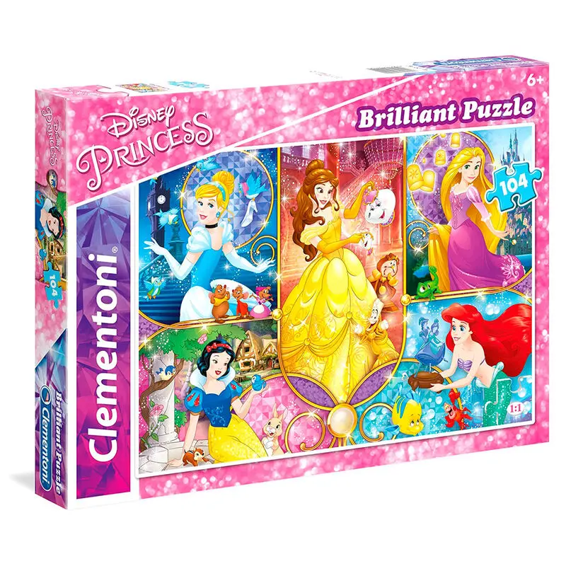 Disney Princess Brilliant puzzle 104 dílků fotografii produktu