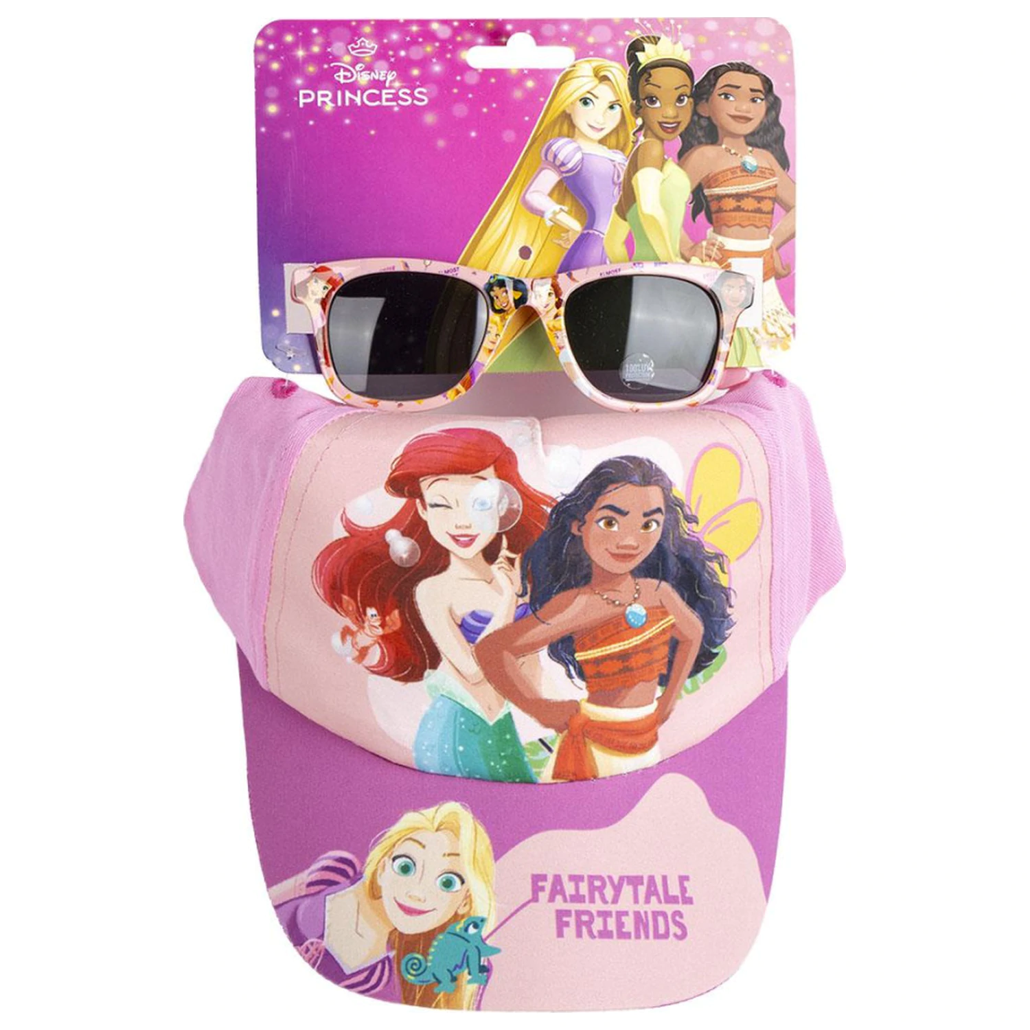 Sada slunečních brýlí a baseballové čepice Disney Princess Fairytale Friends fotografii produktu