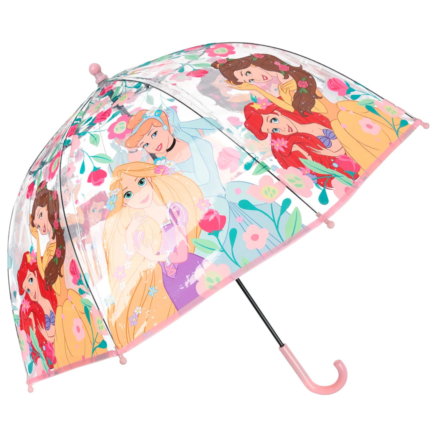 Disney Princesses Fairytale Průhledný dětský deštník Ø72 cm fotografii produktu
