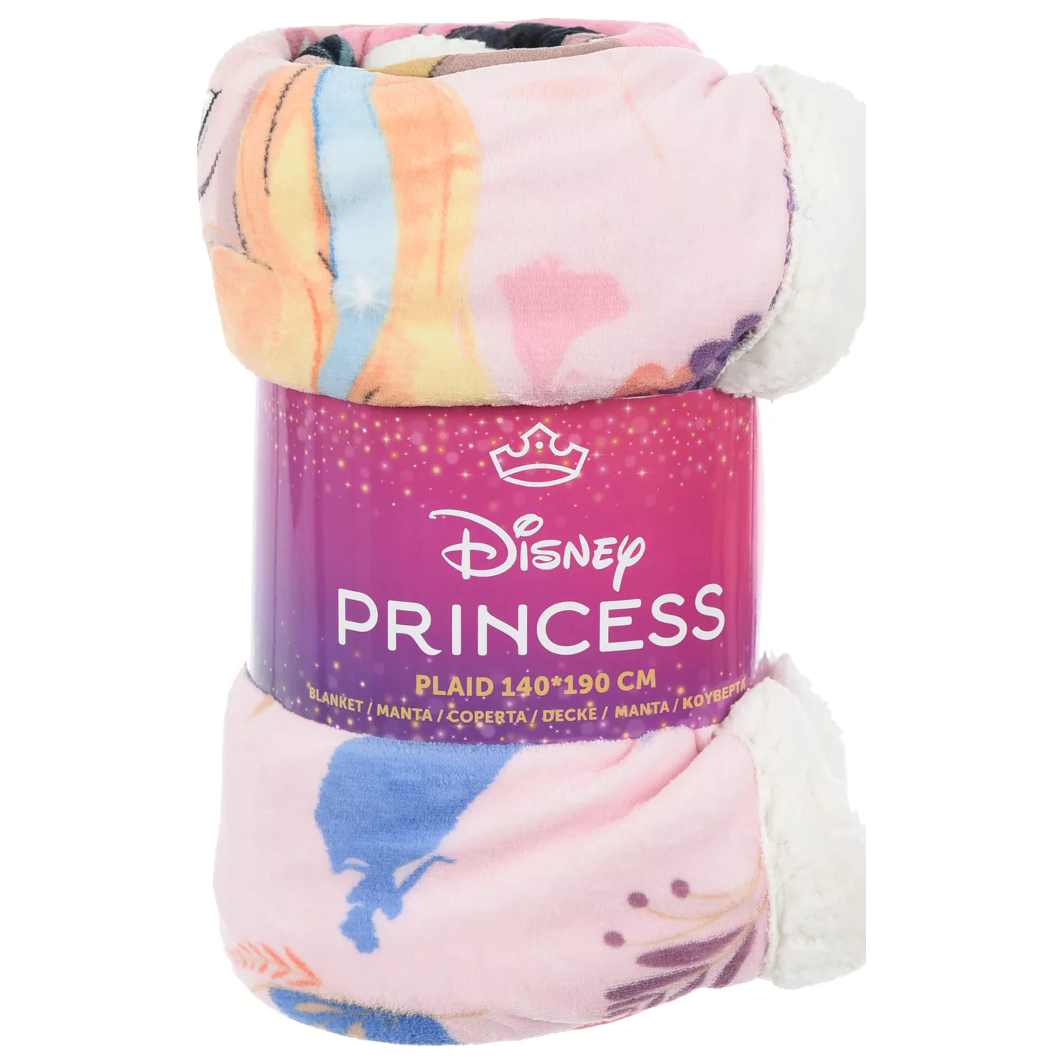 Disney Princess Floral Fantasy sherpa deka 140x190 cm fotografii produktu