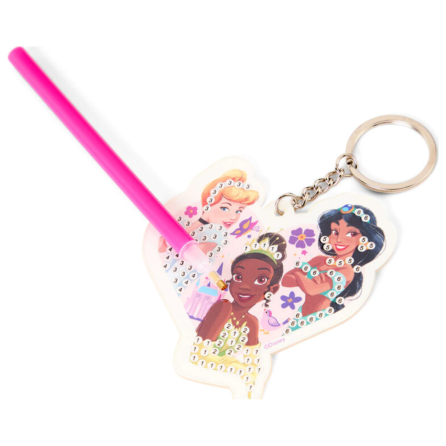 Sada na výrobu Disney Princess diamantové klíčenky fotografii produktu