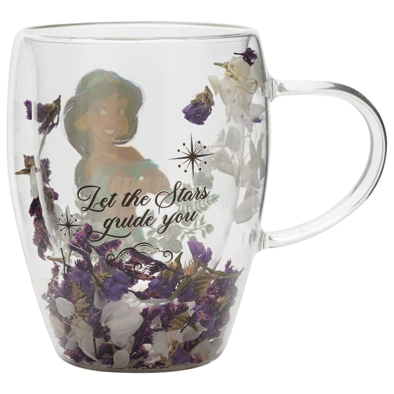 Disney Princess Jasmine Sklenice se sušenými květinami 300 ml fotografii produktu