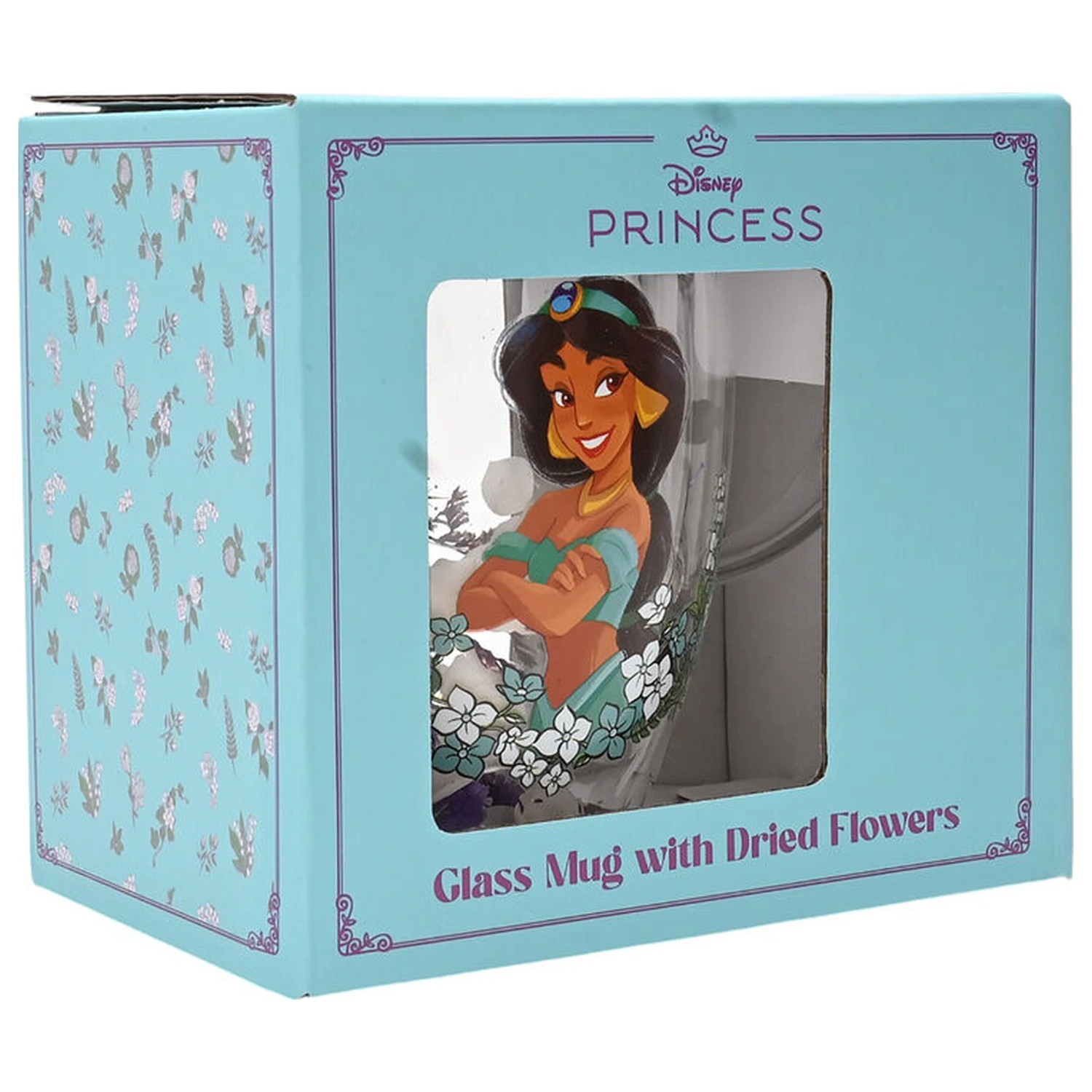 Disney Princess Jasmine Sklenice se sušenými květinami 300 ml fotografii produktu