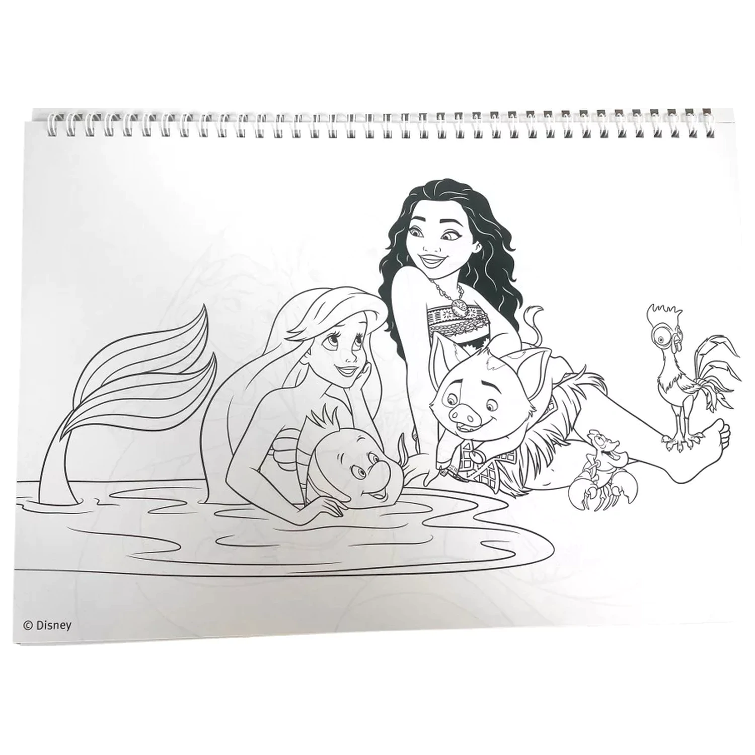 Disney Princesses Life A/4 spirálový skicák 40 listů s nálepkami fotografii produktu