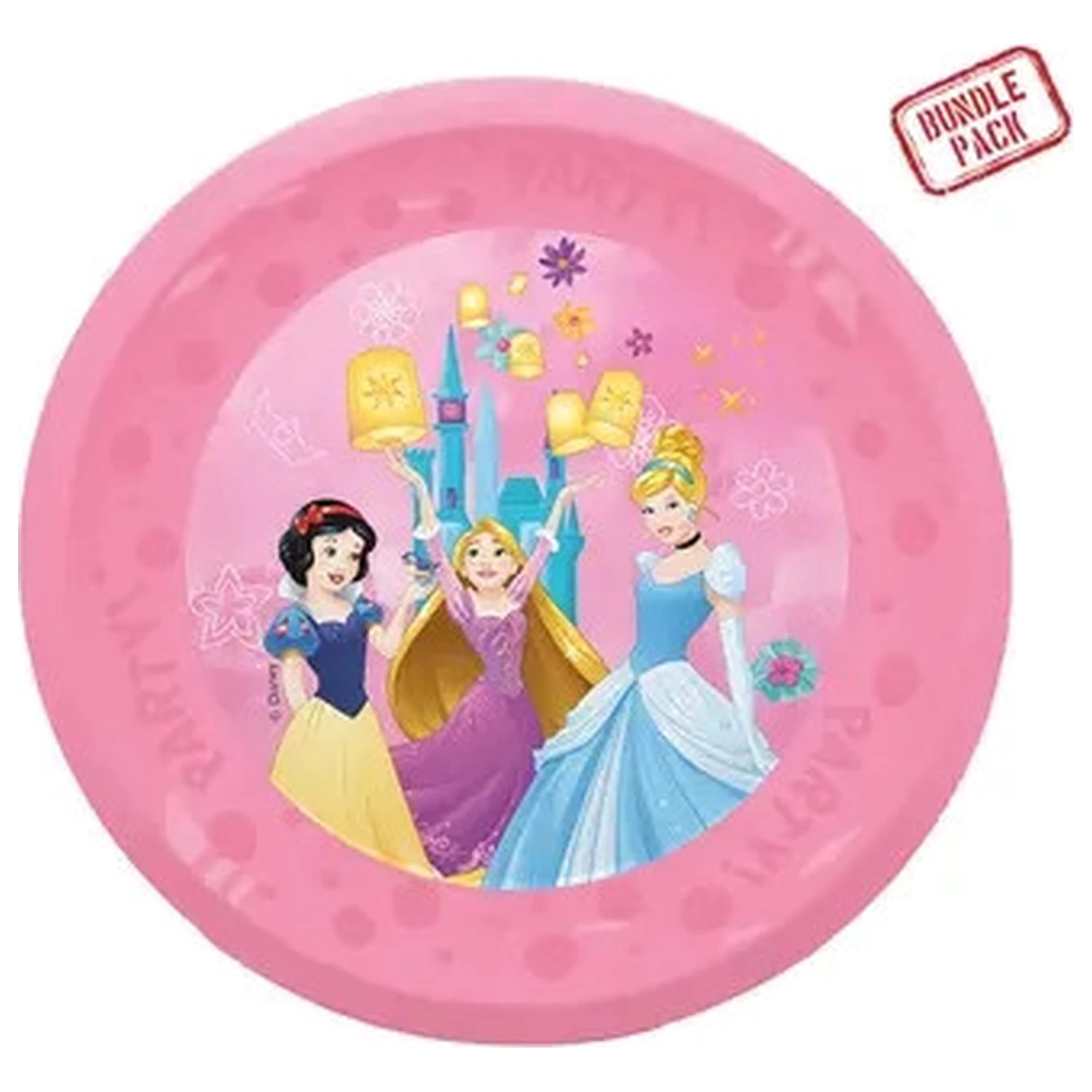 Disney Princess Live Your Story micro premium plastový plochý talíř 4dílná sada 21 cm fotografii produktu