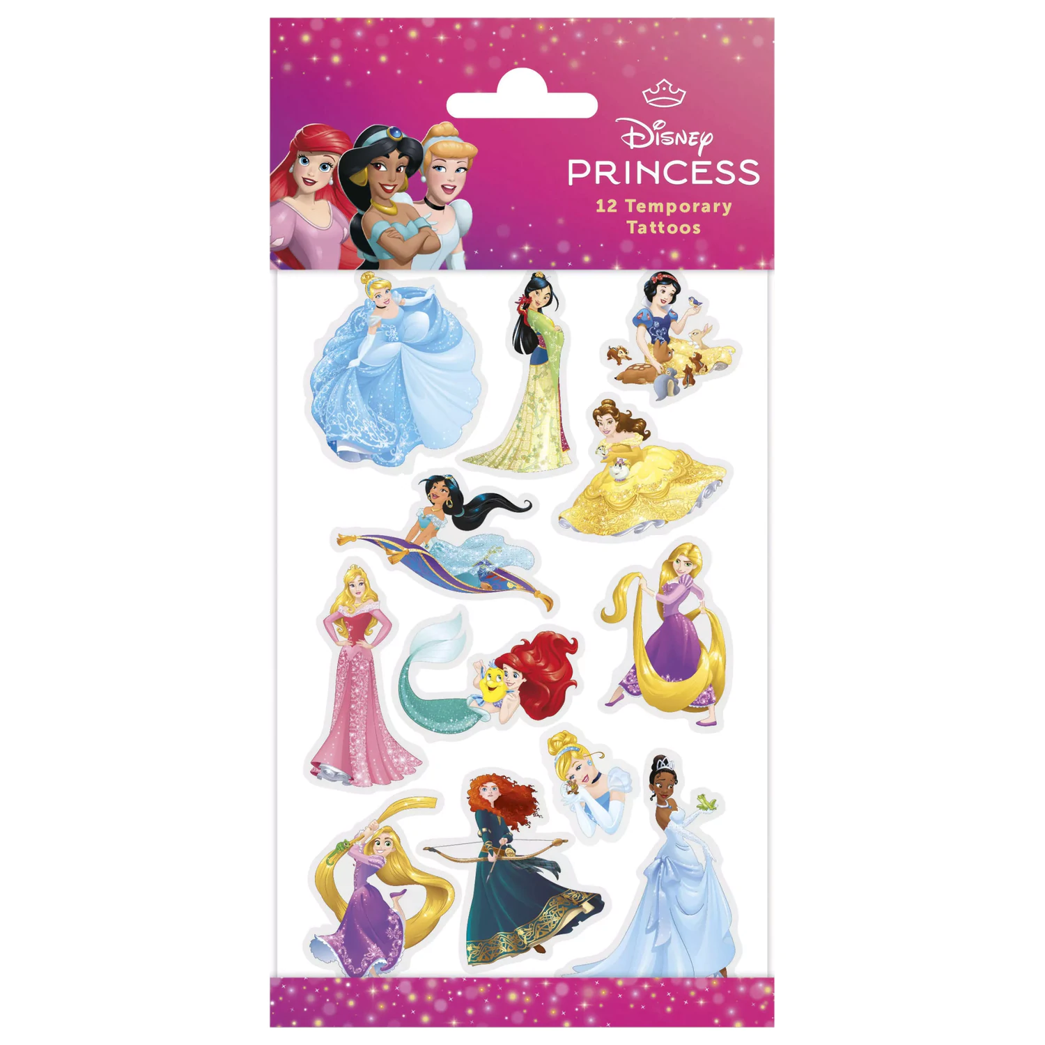Disney Princesses Magic Tetování 12 kusů fotografii produktu