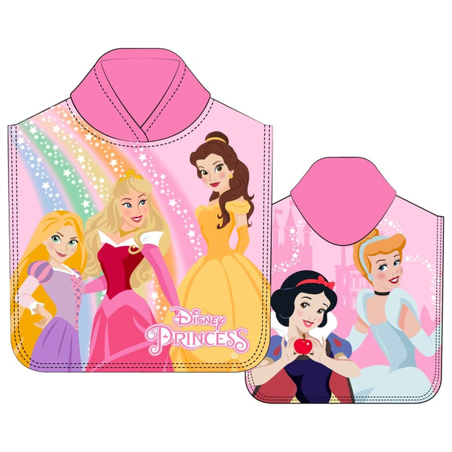Disney Princess mikrovláknová pončo osuška fotografii produktu