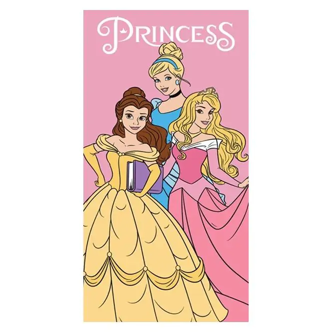 Disney Princess mikrovláknová plážová osuška fotografii produktu