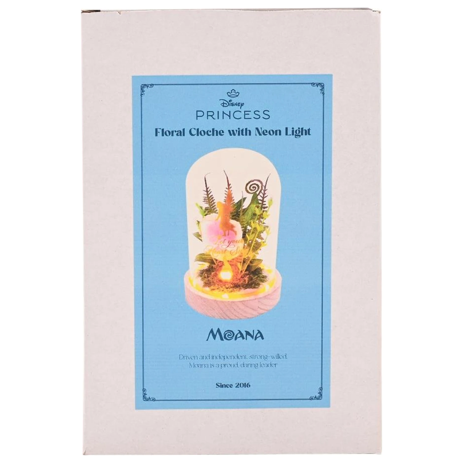 Disney Princess Moana Floral Cloche s neonovým světlem fotografii produktu