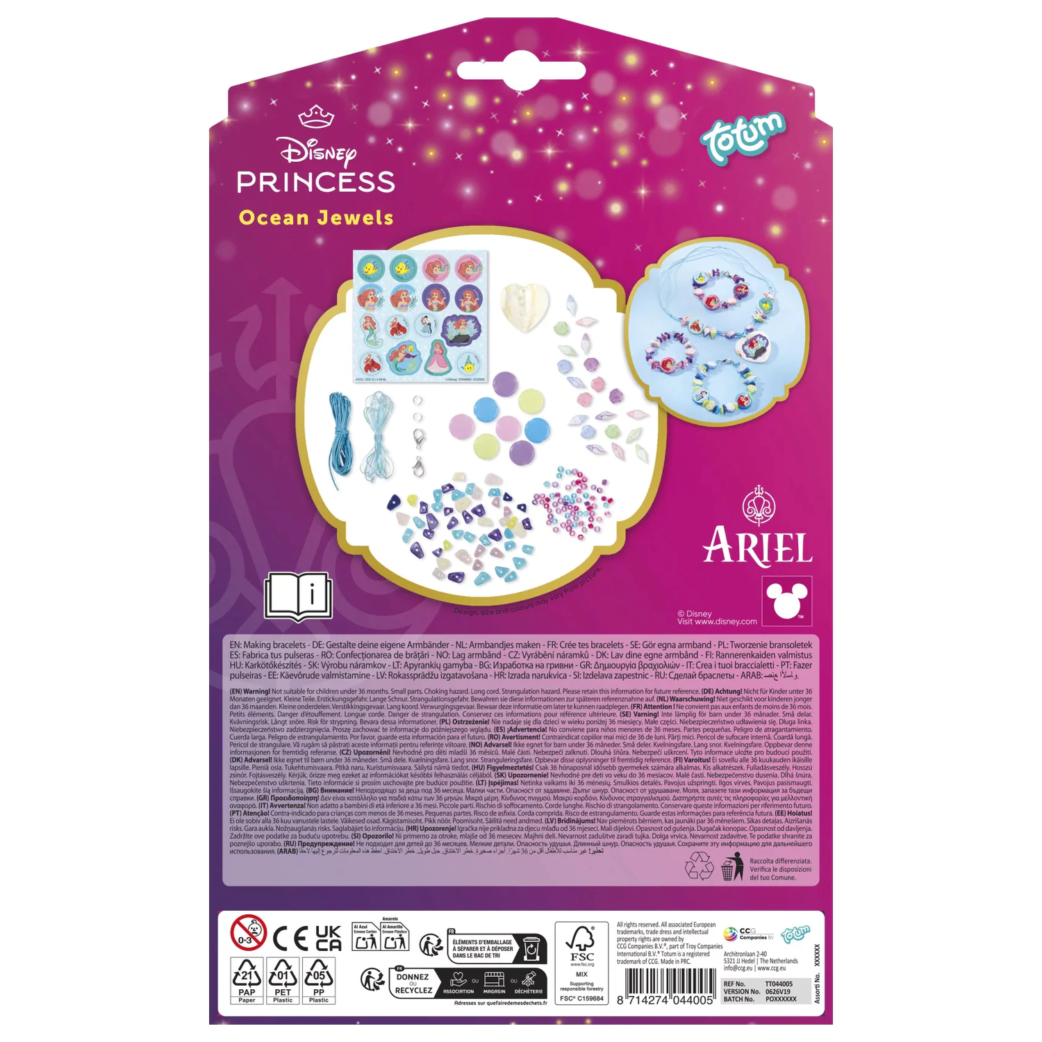 Disney Princess Ocean Jewel Tvořivá Sada fotografii produktu