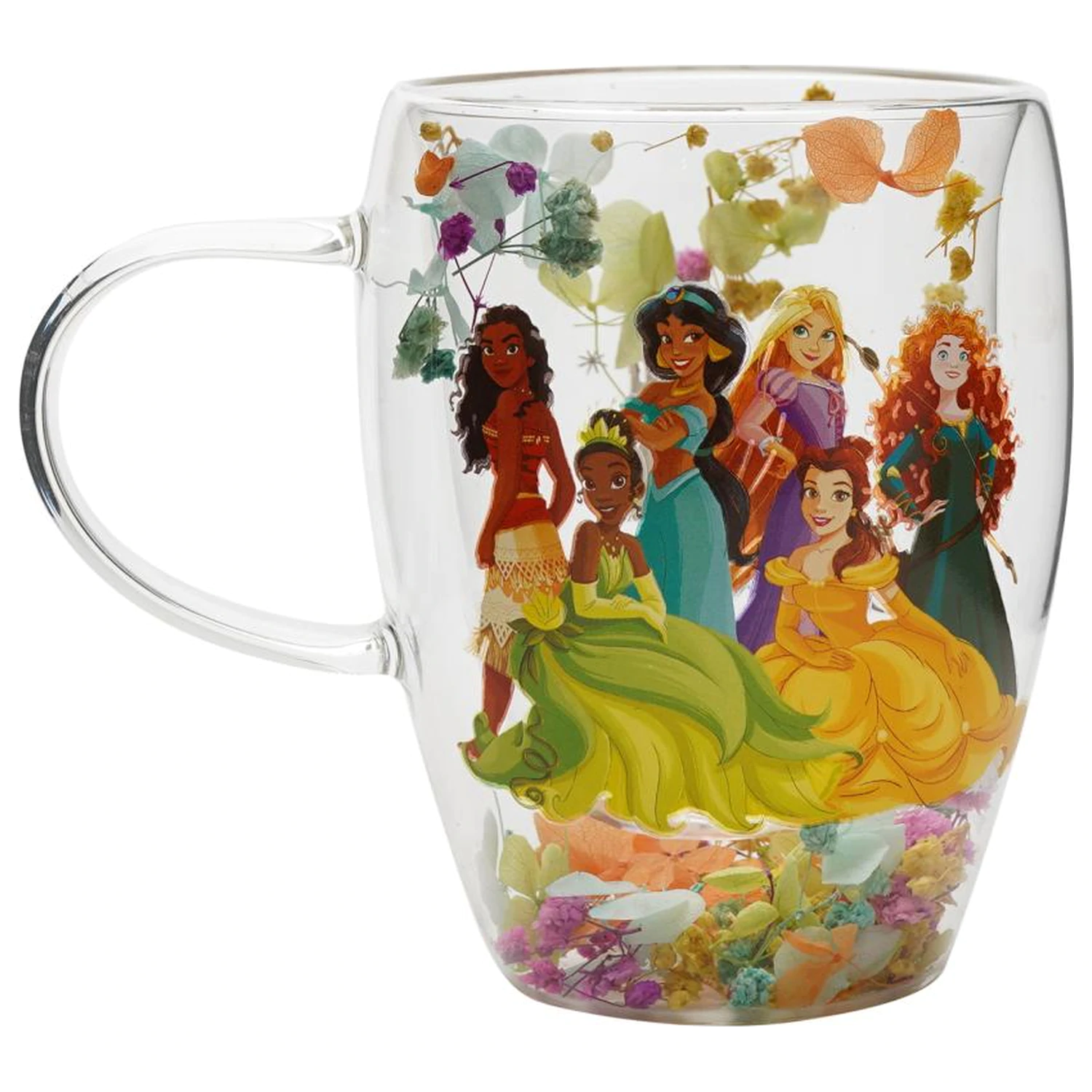 Disney Princess Princeznovská sklenice se sušenými květinami 300 ml fotografii produktu