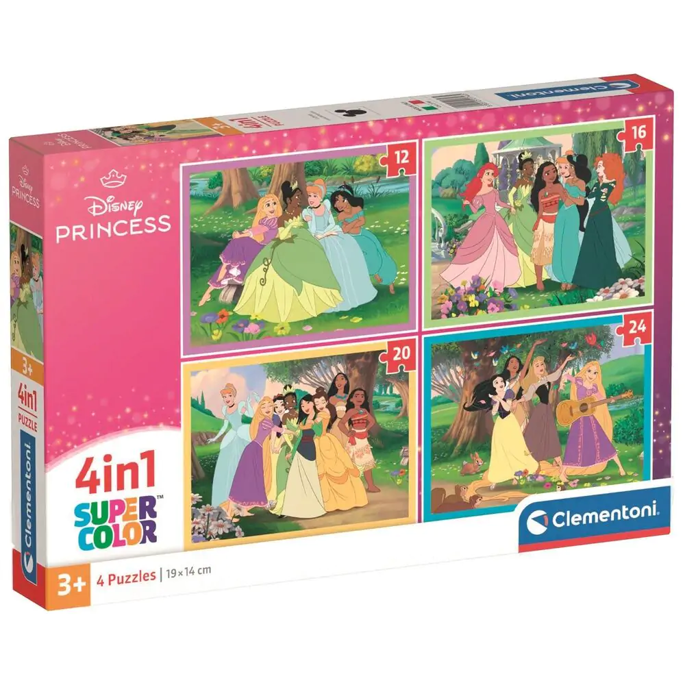 Disney Princess puzzle 12+16+20+24 dílků fotografii produktu