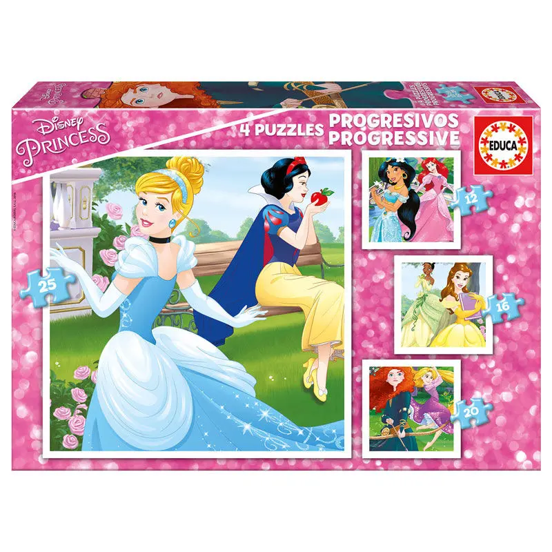 Disney Princess puzzle 12-16-20-25 dílků fotografii produktu