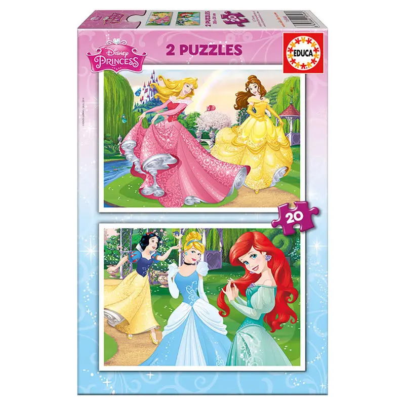 Disney Princess puzzle 2x20 dílků fotografii produktu