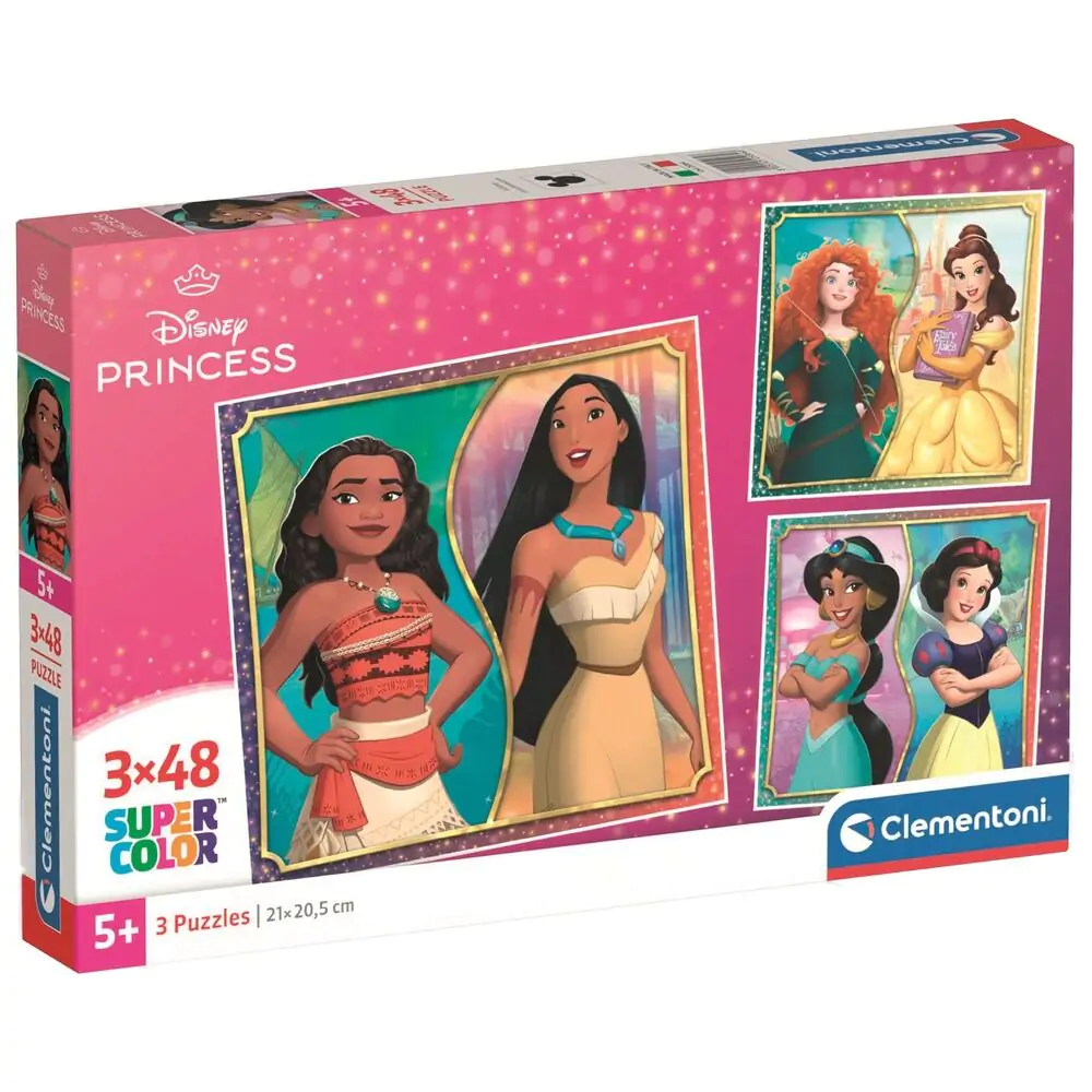 Disney Princess puzzle 3x48 dílků fotografii produktu