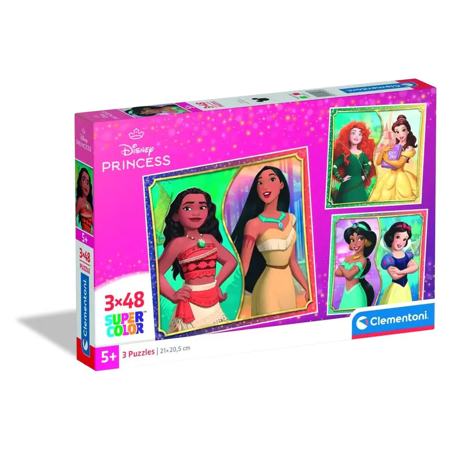 Disney Princess puzzle 3x48 dílků fotografii produktu