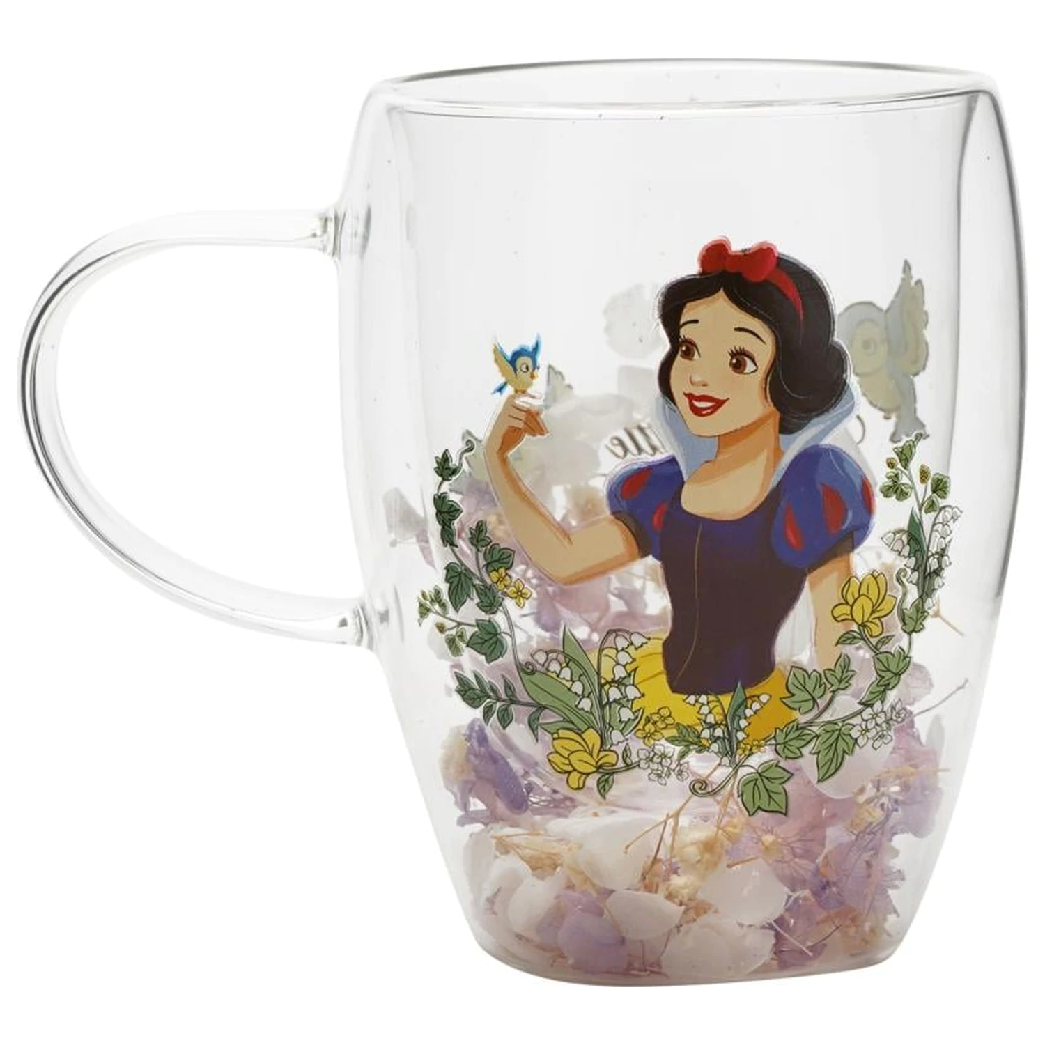 DISNEY PRINCESS Snow White Sklenice se sušenými květinami 300ml fotografii produktu