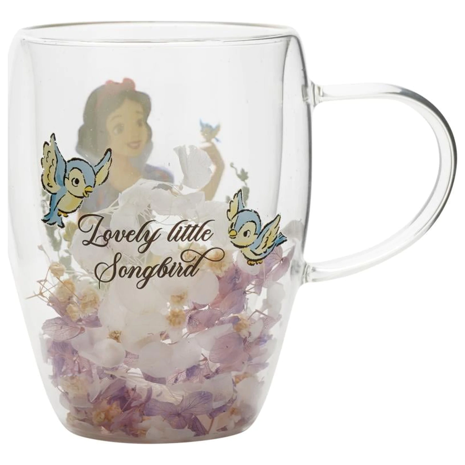 DISNEY PRINCESS Snow White Sklenice se sušenými květinami 300ml fotografii produktu