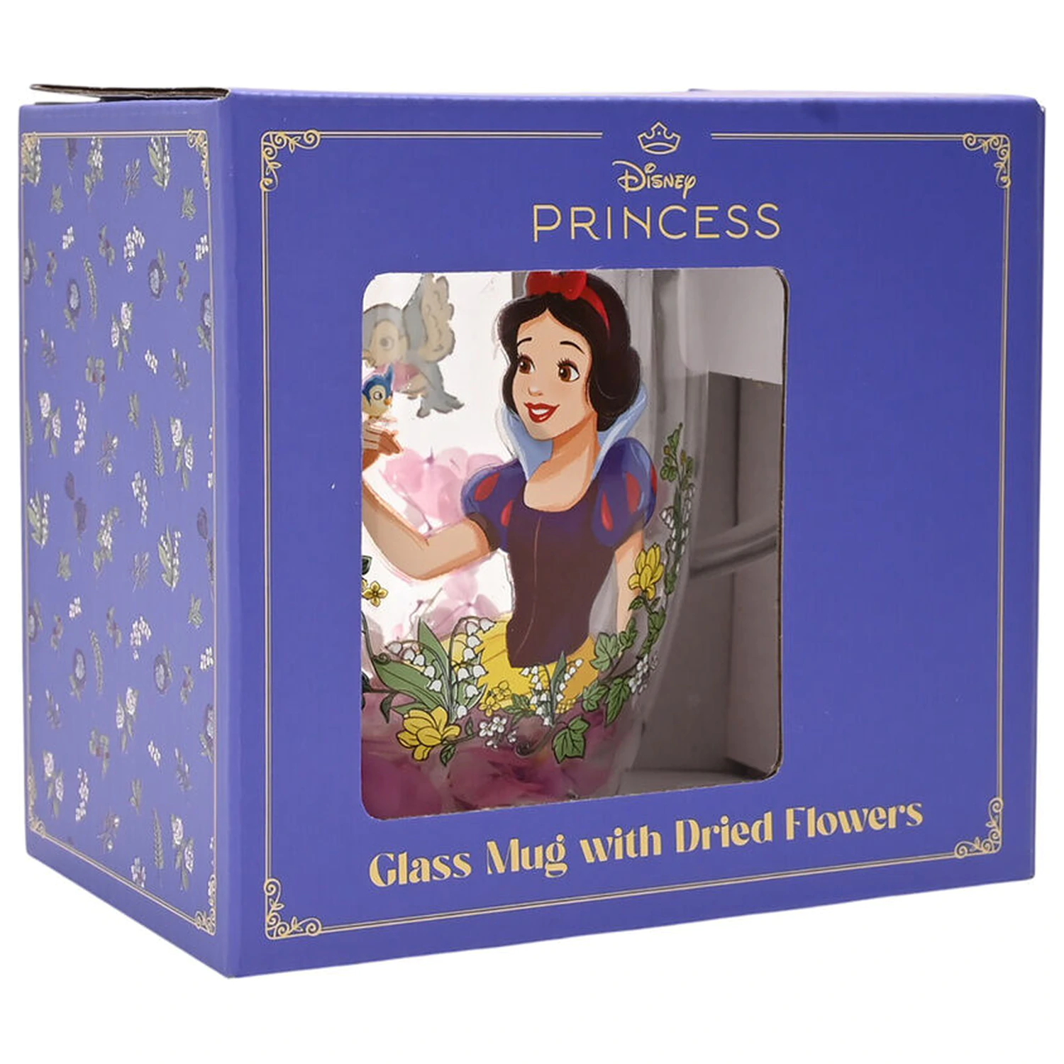 DISNEY PRINCESS Snow White Sklenice se sušenými květinami 300ml fotografii produktu