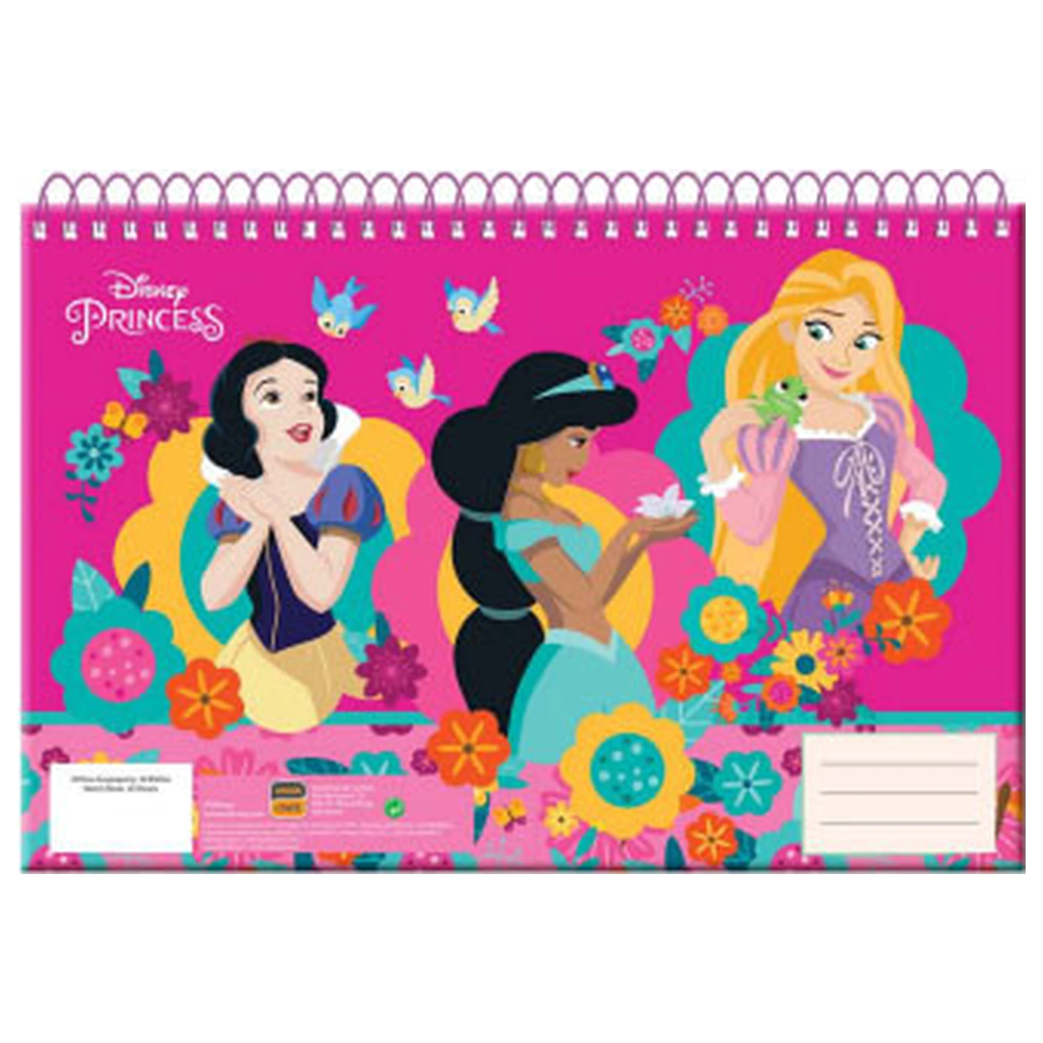 Disney Princess Spring A/4 spirálový skicák, 30 listů fotografii produktu
