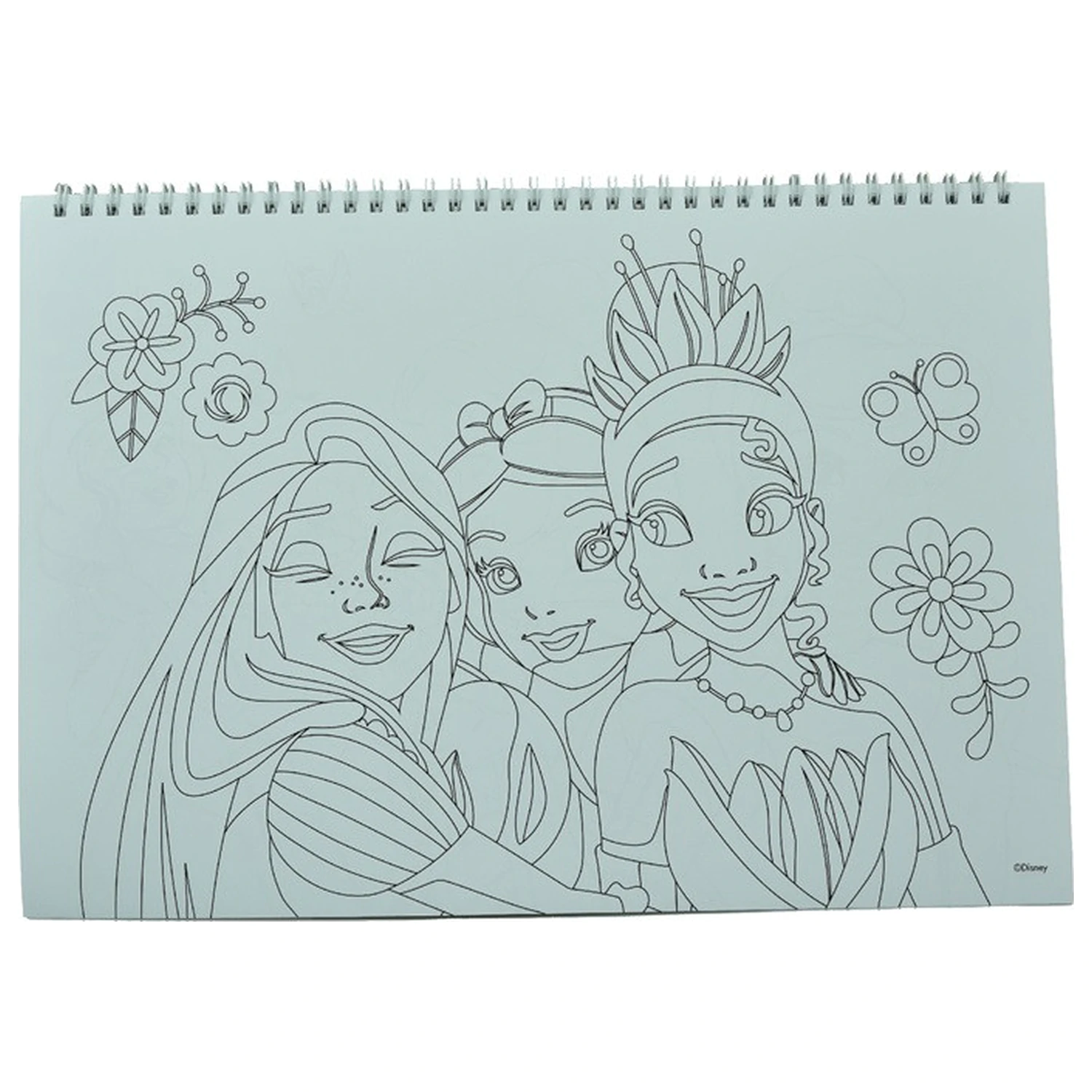 Disney Princess Jarní A/4 spirálový skicák 40 listů se samolepkami fotografii produktu