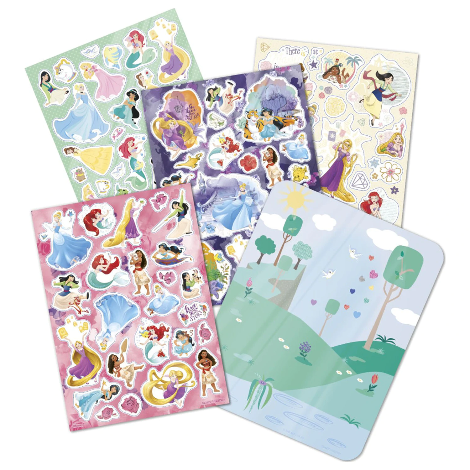 Disney Princess Story okenní samolepky set fotografii produktu