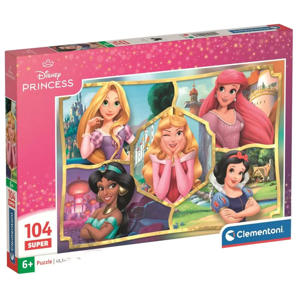 Disney Princess super puzzle 104 dílků fotografii produktu