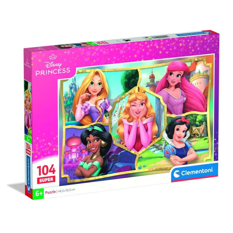 Disney Princess super puzzle 104 dílků fotografii produktu