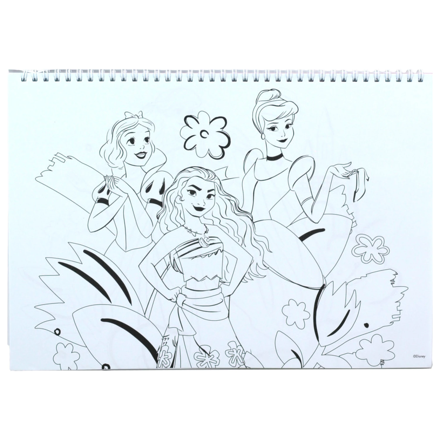 Disney Princess Your World A/4 Spirálový skicák 40 listů s nálepkami fotografii produktu