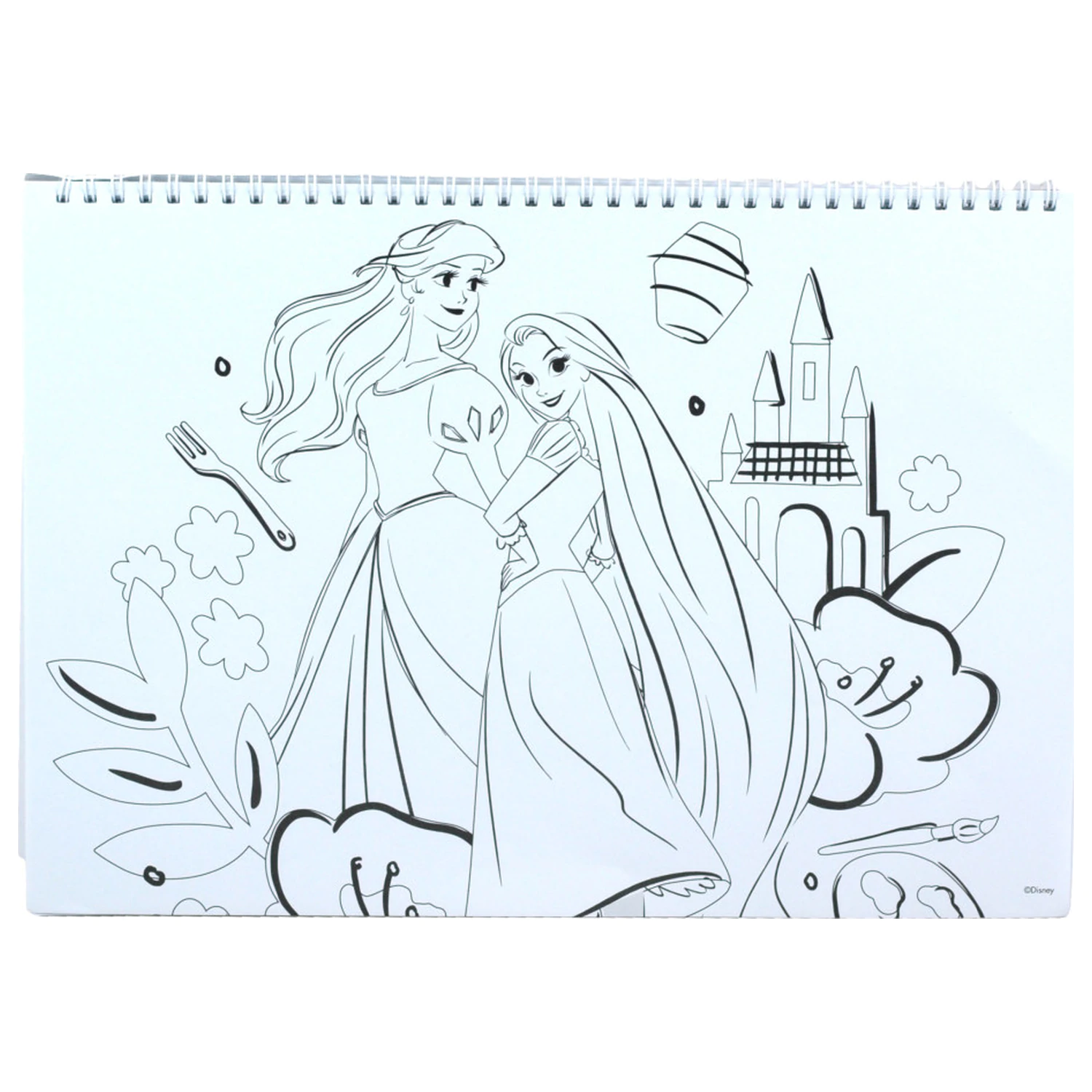 Disney Princess Your World A/4 Spirálový skicák 40 listů s nálepkami fotografii produktu