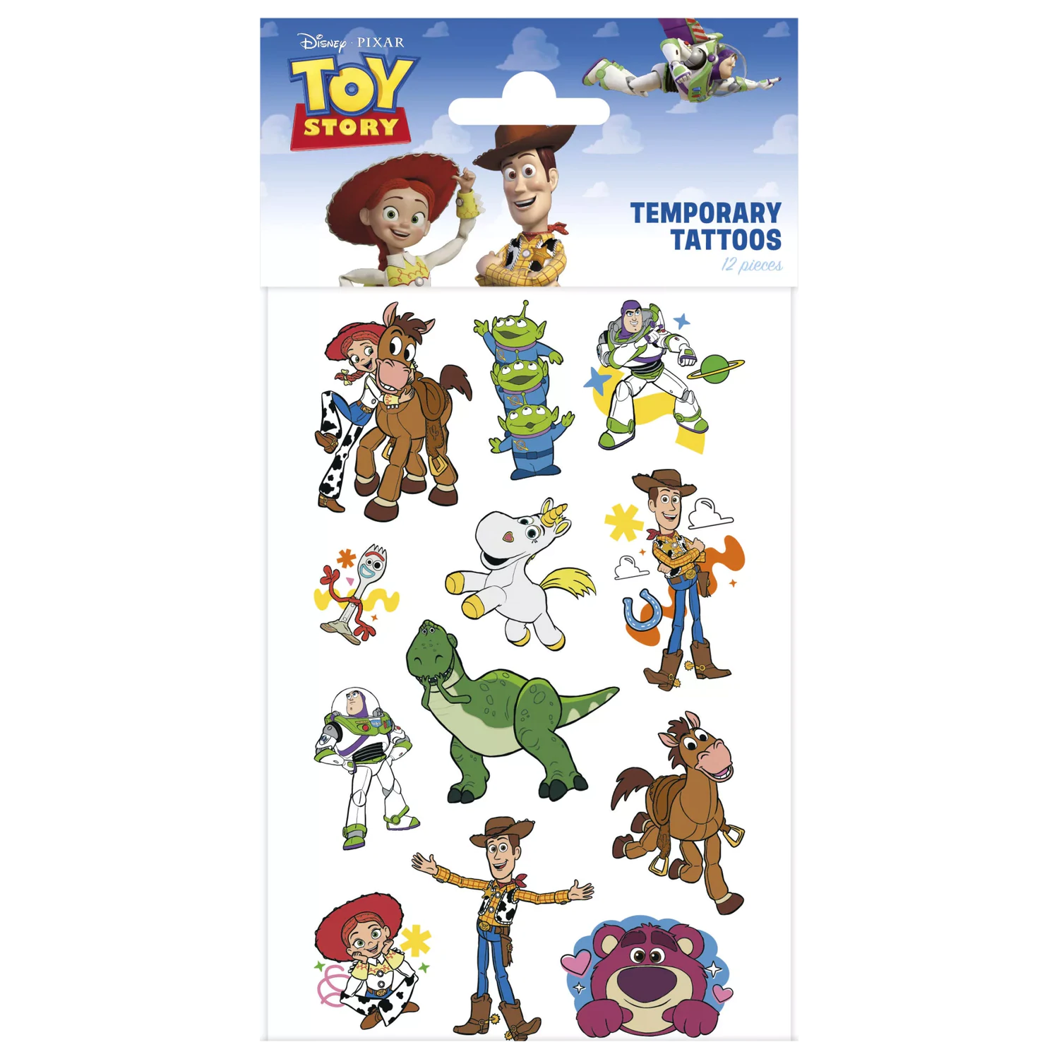 Disney Toy Story dobrodružné tetování 12 ks fotografii produktu