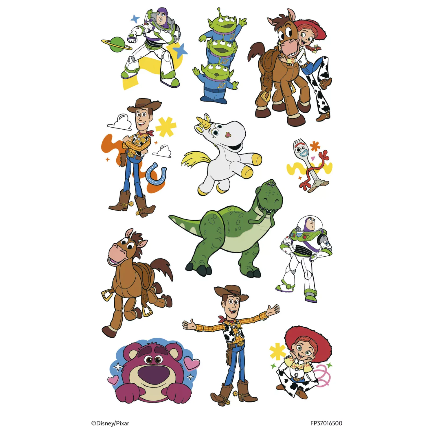 Disney Toy Story dobrodružné tetování 12 ks fotografii produktu