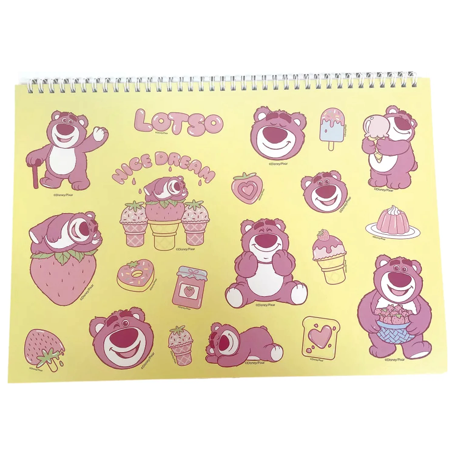 Disney Toy Story Lotso A4 Spirálový skicák 40 listů se samolepkami fotografii produktu