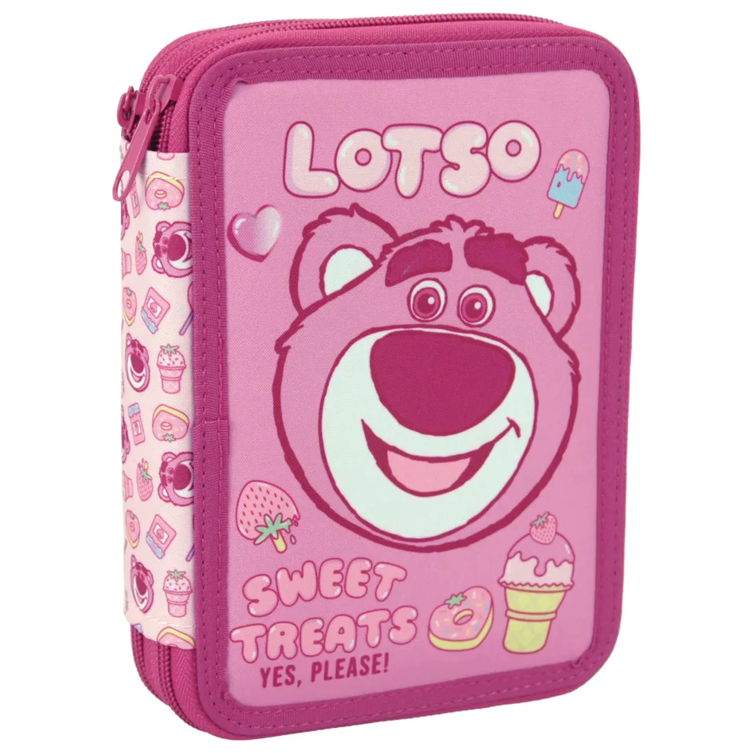 Disney Toy Story Lotso Jam Filled Dvoupatrový penál fotografii produktu