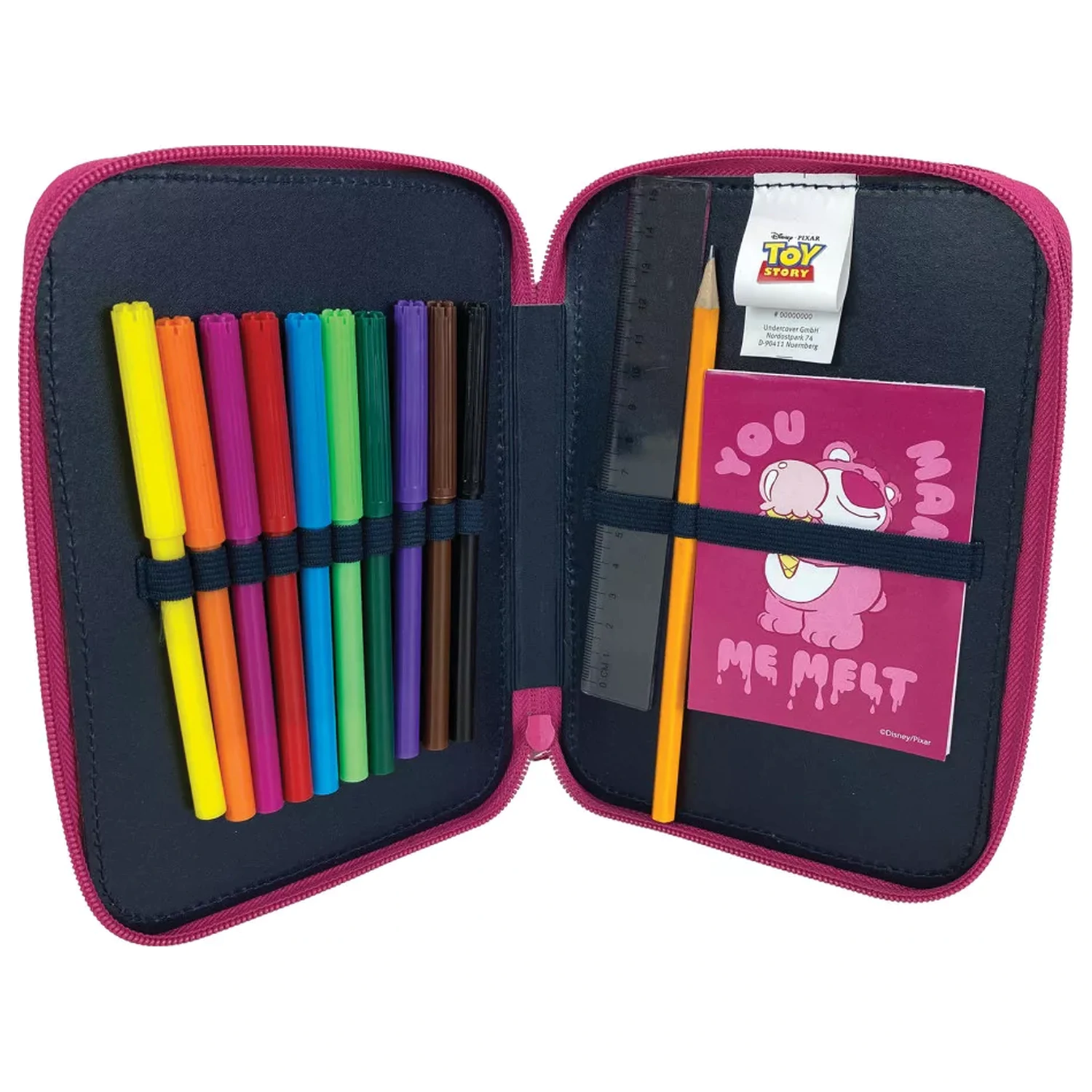 Disney Toy Story Lotso Jam Filled Dvoupatrový penál fotografii produktu