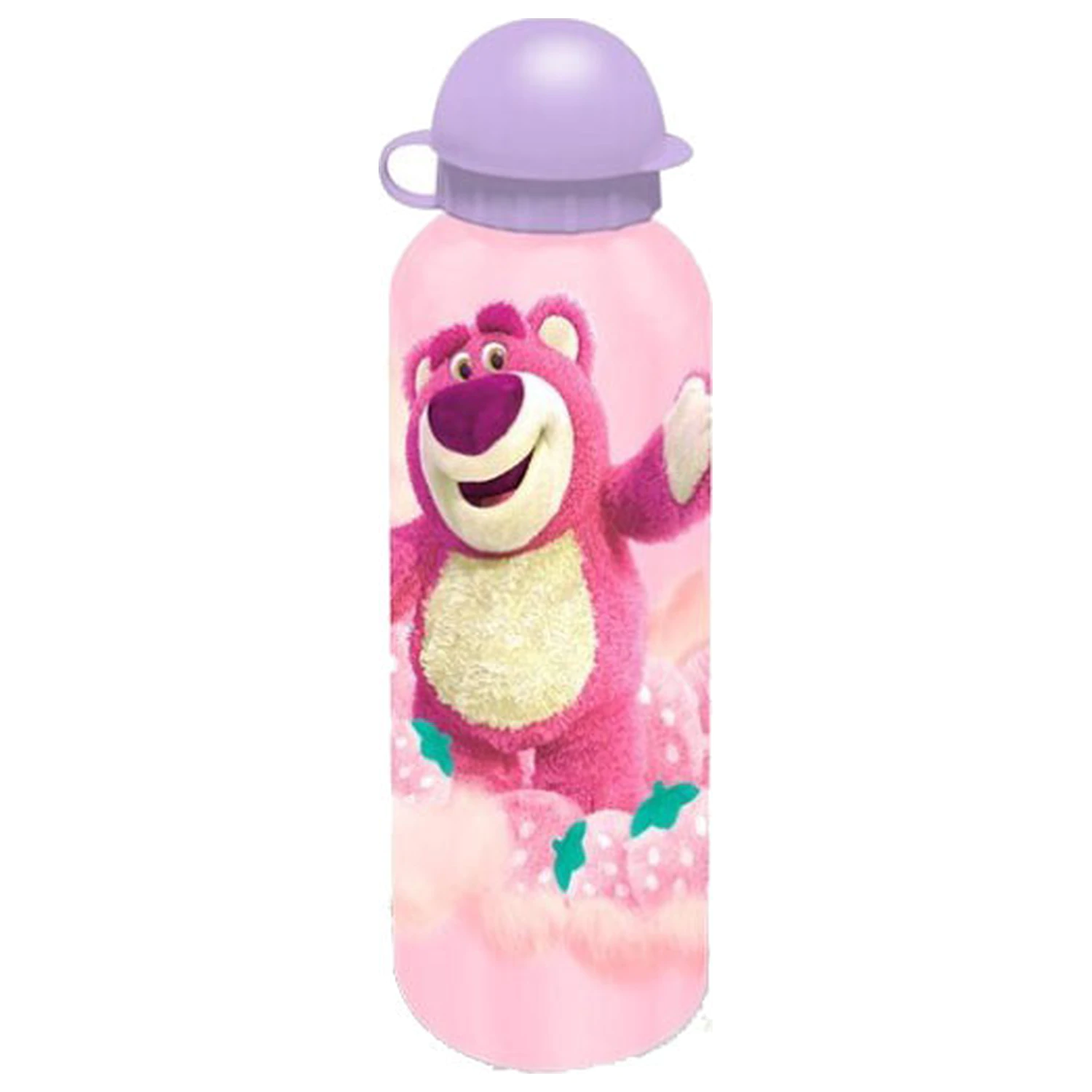 Disney Toy Story Lotso Strawberry hliníková láhev na vodu s pítkem 500 ml fotografii produktu