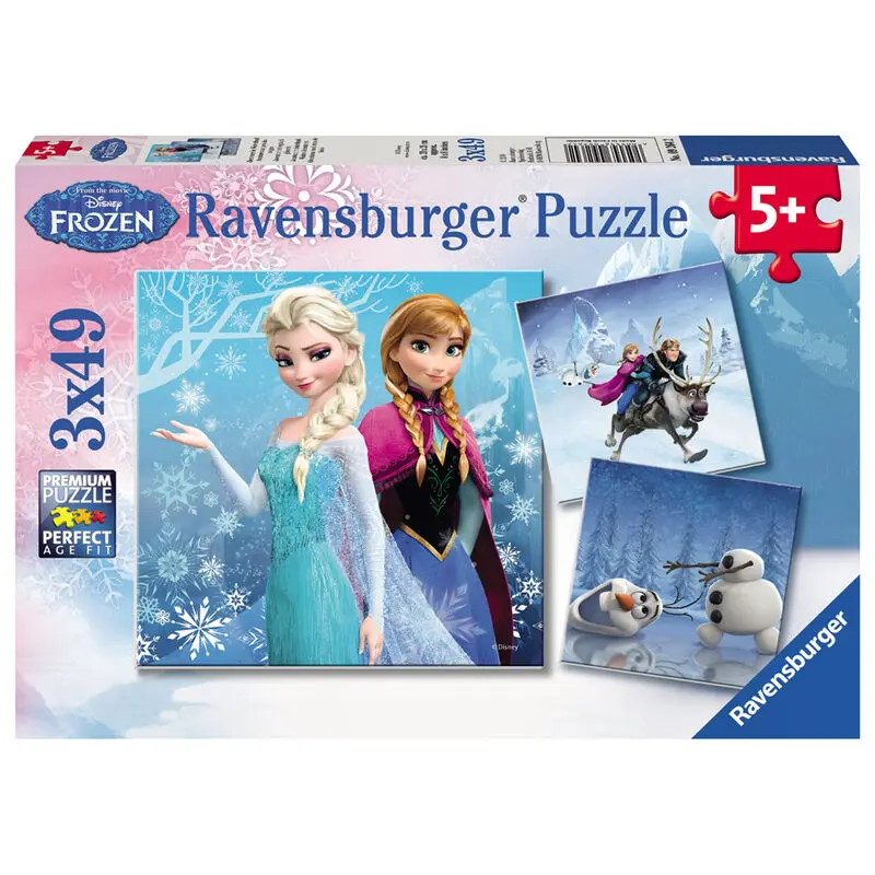 Disney Frozen 2 puzzle 3x49 kusů fotografii produktu
