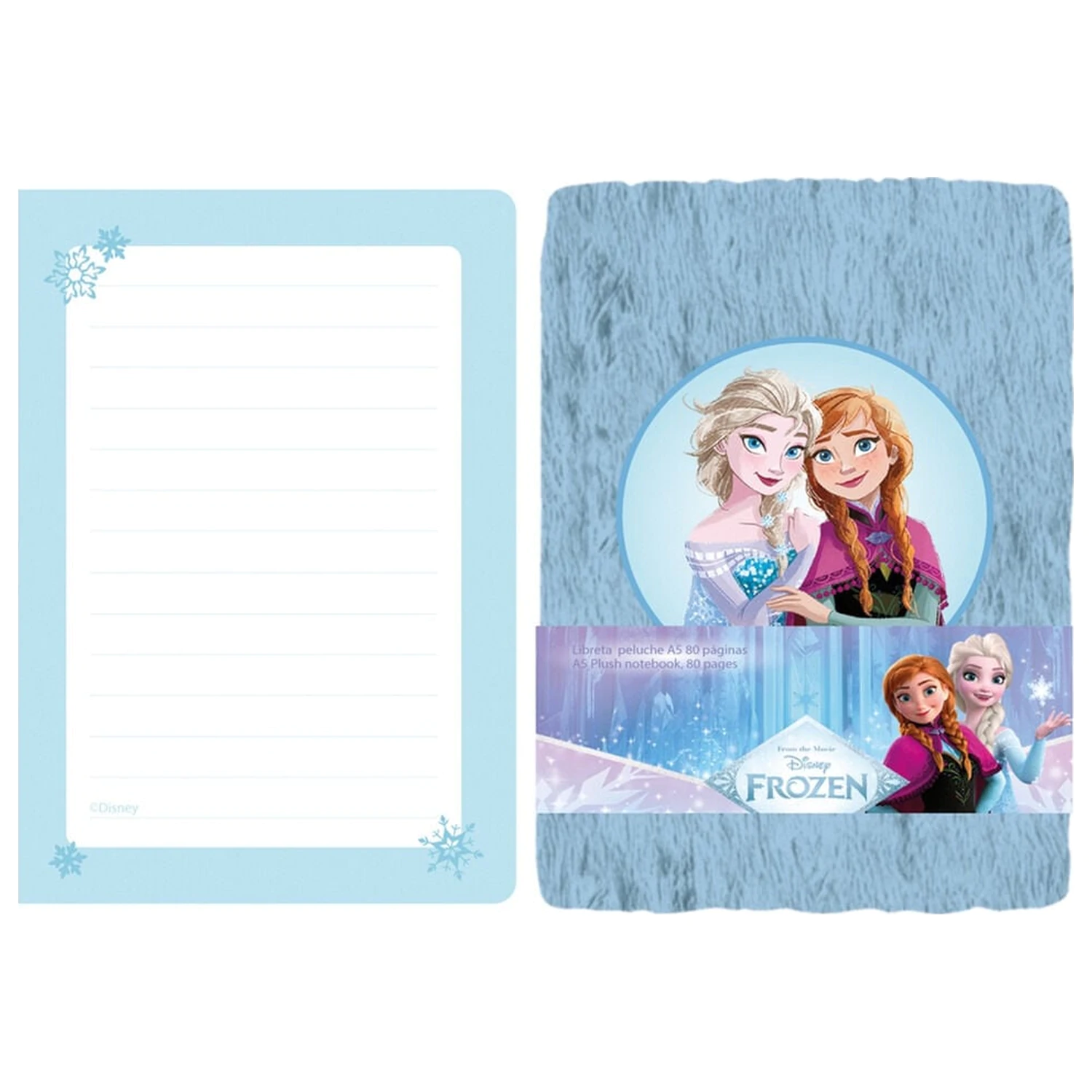 Disney Frozen A5 plyšový zápisník fotografii produktu