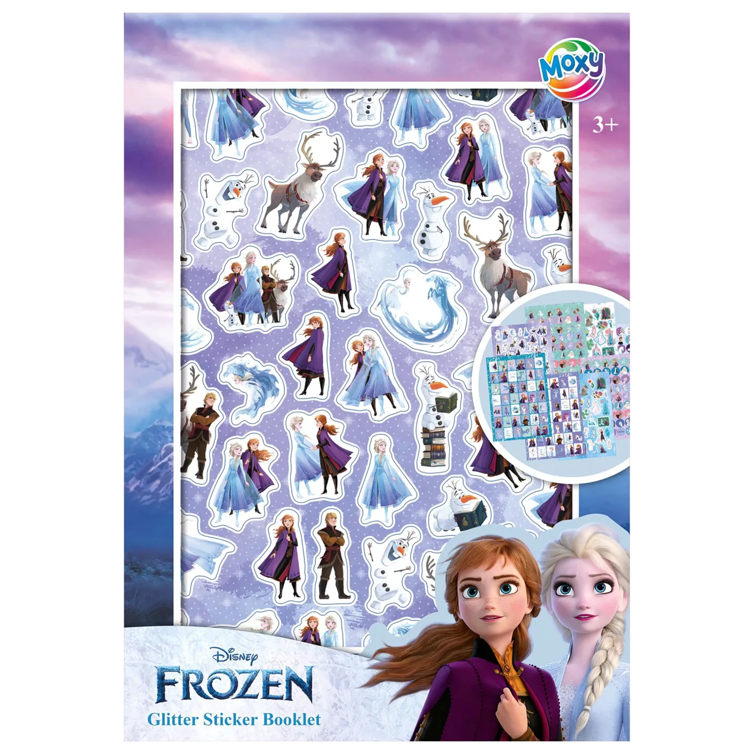 Disney Frozen Adventure Třpytivé album se samolepkami, 8 listů fotografii produktu